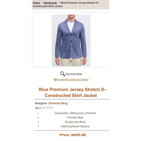 EMANUEL BERG Designer D Constructed Shirt Jacket - Picture 3 of 11